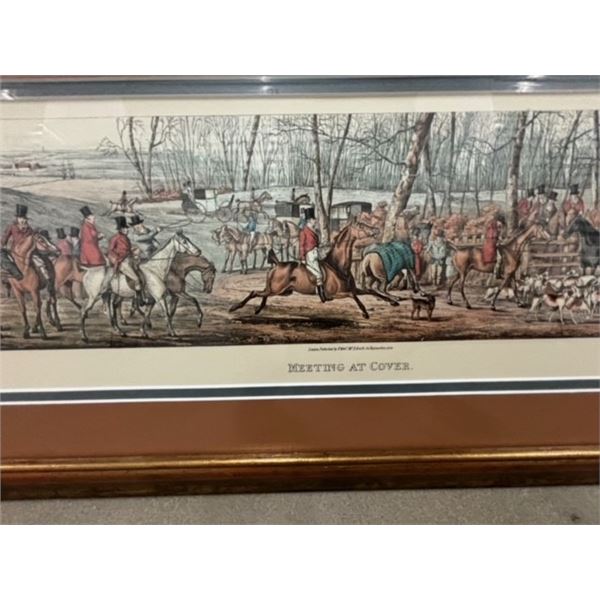 Meeting at Cover litho in Currier & Ives style