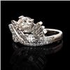 Image 2 : 1.01 ctw Diamond Platinum Ring (1.80 ctw Diamonds)