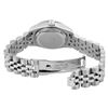Image 6 : Rolex Ladies Quickset Stainless Steel Gray Roman 18K White Gold Diamond Bezel Da