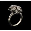 Image 4 : 14KT White Gold 0.95 ctw Diamond Ring