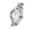 Image 3 : Rolex Ladies Stainless Steel Silver Index Dial Diamond And Sapphire Date Watch