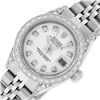Image 2 : Rolex Ladies Quickset Stainless Steel White Diamond Lugs And Datejust Wristwatch
