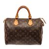Image 1 : Louis Vuitton Brown Monogram Canvas Speedy 30 Satchel Bag