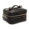 Image 2 : Chanel Black Lambskin Vintage Vanity Case