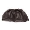 Image 1 : Bottega Veneta Dark Brown Leather The Pouch Clutch Bag
