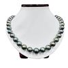 Image 1 : Pearl and Diamond Necklace - 14KT White Gold