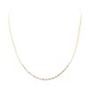 Image 1 : 24 Inch Valentino Chain - 14KT Yellow, Rose, and White Gold