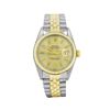Image 2 : Rolex Mens Two Tone Yellow Gold And Stainless Steel Champagne Index Datejust Wri