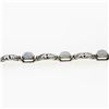 Image 7 : Antique Lauritz Jensen Pierced Silver Foliage L.J 830S 14 Moonstone Bracelet
