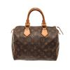 Image 1 : Louis Vuitton Brown Monogram Speedy 25 Satchel Bag