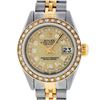 Image 1 : Rolex Ladies Quickset Two Tone 18K Yellow Gold And Steel Champagne Diamond Datej