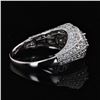Image 3 : 0.70 ctw SI3 CLARITY CENTER Diamond Platinum Ring (2.16 ctw Diamonds)
