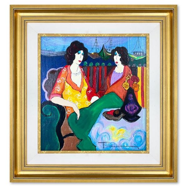 At the Port by Tarkay (1935-2012)