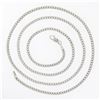 Image 5 : NEW Unisex Solid 14k White Gold 2.3mm Miami Cuban Curb Link 20" Chain Necklace