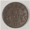 Image 1 : Canadian Small  Cent 1924 Fine