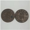 Image 1 : Canadian Small  Cent 1927 X 2 VF