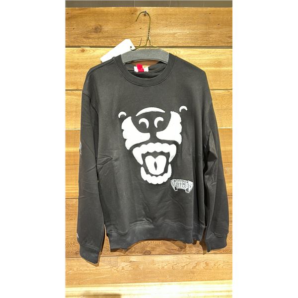 NEW MITCHELL AND NESS VANCOUVER GRIZZLIES CREW NECK SWEATER SIZE L