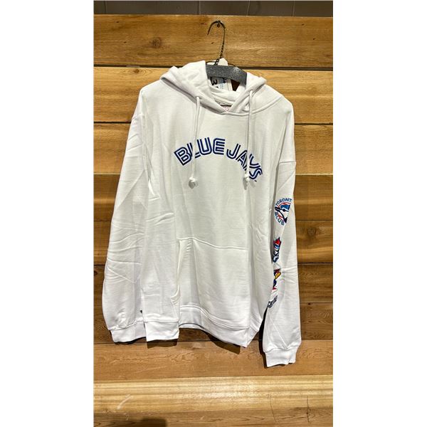 NEW MITCHELL AND NESS BLUE JAYS HOODIE SIZE XL