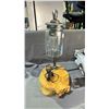 Image 2 : STEAMPUNK LAMP WITH WOODEN BASE