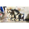 Image 1 : ARTIST SIGNED OIL ON CANVAS PAINTING APPROX 47X60"