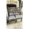 Image 2 : 7 DINING CHAIRS *SOME DAMAGE*