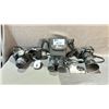 Image 1 : LOT OF ASSORTED CAMERAS & BINOCULARS INCLUDING; MINOLTA, SONY, ORCA & MORE