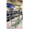 Image 2 : 4 TIER METAL & GLASS SHELVING UNIT