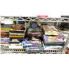 Image 2 : SHELF OF ASSORTED MOVIES & VIDEO GAMES