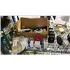 Image 2 : 2 SHELVES OF ASSORTED ITEMS INCLUDING; ROBOT VACUUMS, LIGHTING, POT LIDS & MORE
