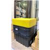 Image 2 : LOT OF 8 MASTERCRAFT 102L TOTES WITH LIDS