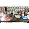 Image 2 : SHELF OF ASSORTED ITEMS INCLUDING; CAKE TRAY, PLATES, BESWICK CUP & MORE