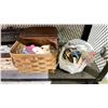 Image 2 : SHELF OF ASSORTED ITEMS INCLUDING; SEWING SUPPLIES, FRYING PAN, KIDS POOL & MORE