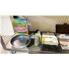 Image 4 : SHELF OF ASSORTED ITEMS INCLUDING; SEWING SUPPLIES, FRYING PAN, KIDS POOL & MORE