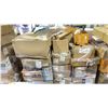 Image 3 : PALLET OF ASSORTED ITEMS INCLUDING; TIN ROLL UP BAKERY CONTAINER, PROJECTOR, LED LIGHT BOARD & MORE