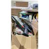 Image 2 : PALLET OF ASSORTED ITEMS INCLUDING; FIREPLACE FACE PLATE KIT, BOOGIE BOARD, MAGNETIC CAR MOUNT &