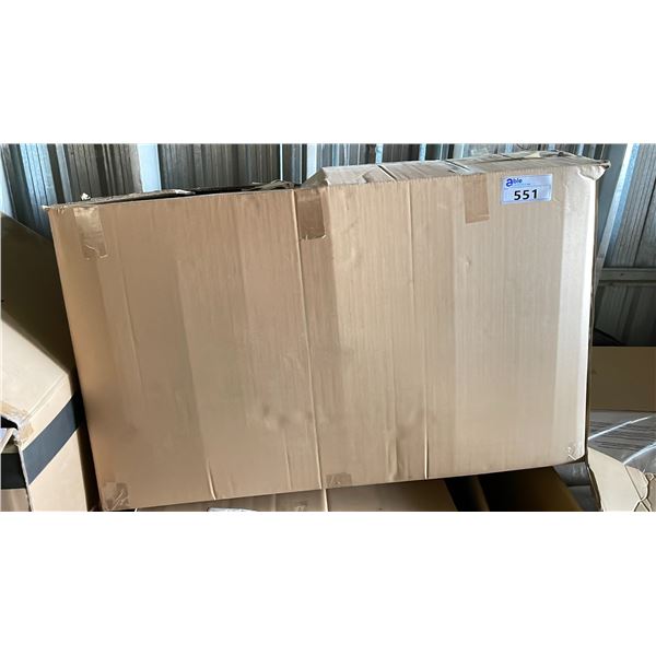 BOX OF ASSORTED PATIO CUSHIONS