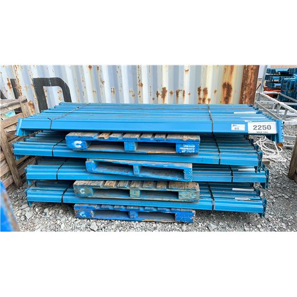 LOT OF 8' (52) PALLET RACKING CROSSBEAMS **THURSDAY REMOVAL ONLY**