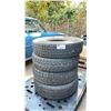 Image 1 : LOT OF 4 ASSORTED TIRES
