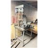 Image 2 : PORTABLE SHOP CART WITH OLYMPIC DRILL PRESS & 6" BENCH GRINDER