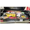 Image 2 : HUSKY PORTABLE TOOLBOX WITH KEYS & ASSORTED TOOL CONTENTS INCLUDING; AIR TOOLS, TORQUE WRENCH, DRILL