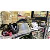 Image 2 : LOT OF ASSORTED PROTECTIVE WEAR INCLUDING; WELDING MASK, STIHL HELMET, SKI GOGGLES & MORE