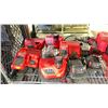 Image 2 : SHELF OF ASSORTED MILWAUKEE TOOLS INCLUDING; BATTERIES, CHARGERS, HOLE SAW BITS & MORE