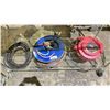 Image 2 : SHELF OF ASSORTED ITEMS INCLUDING; TIGER TORCH, OXY/ACETYLENE HOSE ON REEL & CHAMPION AIR HOSE REEL
