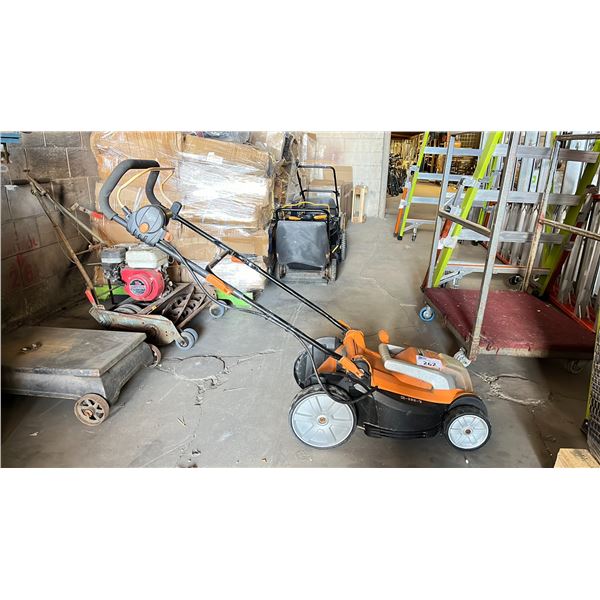 LAWNMASTER IPOWER CORDLESS ELECTRIC 2 IN 1 MOWER (NO BATTERY)