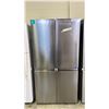 Image 1 : HISENSE STAINLESS STEEL FRENCH DOOR FRIDGE WITH FRENCH DOOR FREEZER 36" WIDE