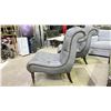Image 2 : PAIR OF TUFTED VICTORIAN STYLE PORTABLE LOUNGE CHAIRS