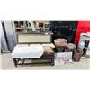 Image 1 : LOT OF ASSORTED ITEMS INCLUDING; CHAIRS, MIRROR, BASKETS & MORE
