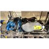 Image 2 : SHELF OF ASSORTED ITEMS INCLUDING; MASSAGER, VACUUM PARTS, BACKPACK & MORE