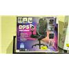 Image 1 : DPS CENTURION GAMING CHAIR WITH ADJUSTABLE HEADREST (CONDITION UNKNOWN, MAY BE MISSING PIECES)