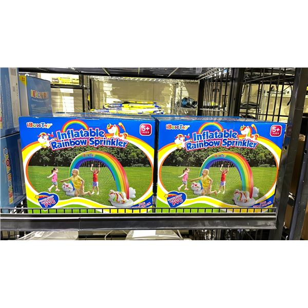 3 IBASETOY INFLATABLE RAINBOW SPRINKLER